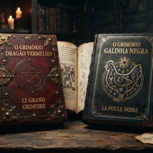 O Segredo dos Grimórios: Dragão Vermelho e Galinha Negra