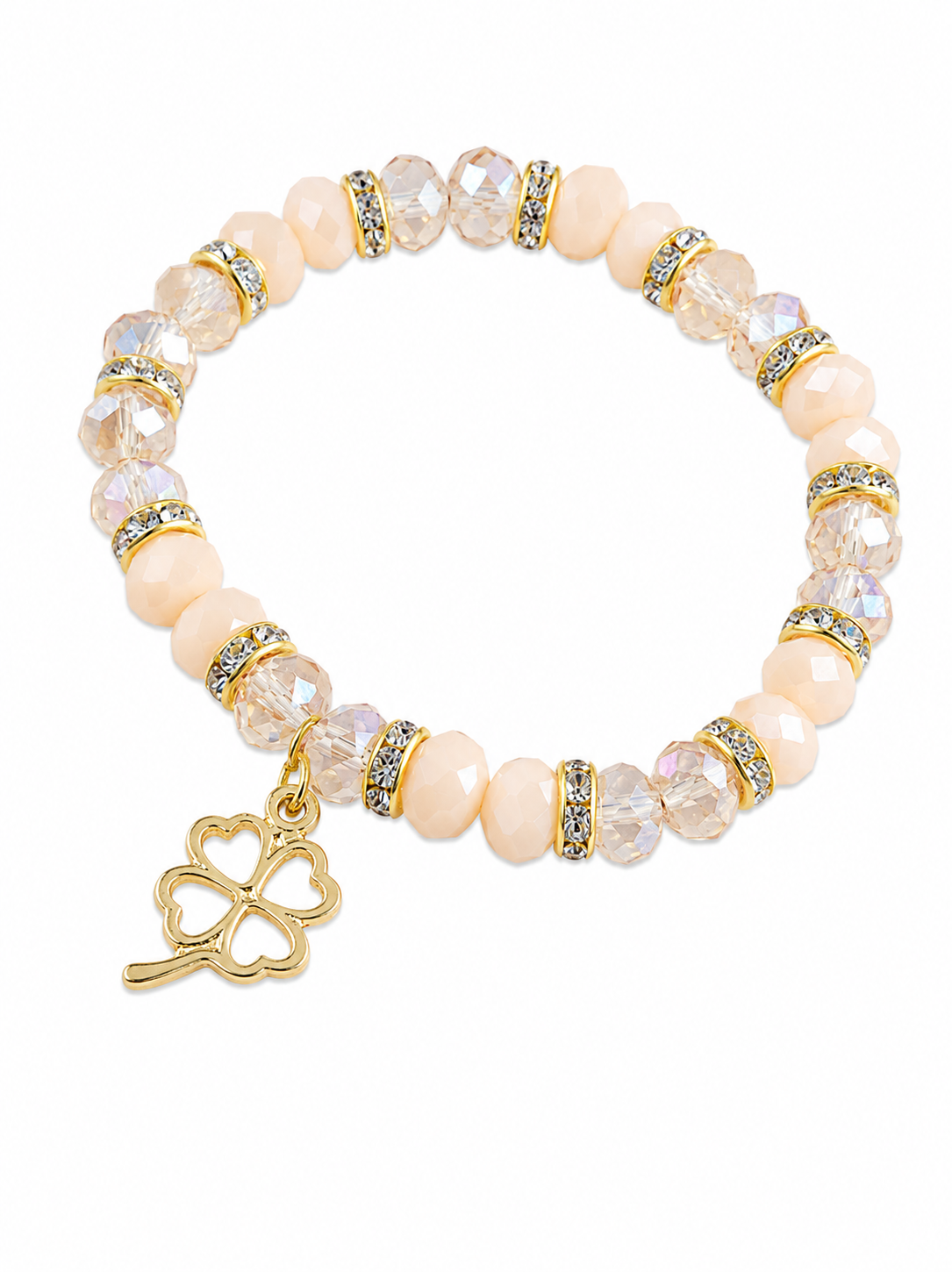 Bracelete Trevo Marfim
