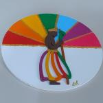Mini Mandala de Oxumaré
