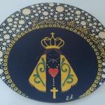 Mandala em Pontilhismo de Nossa Senhora